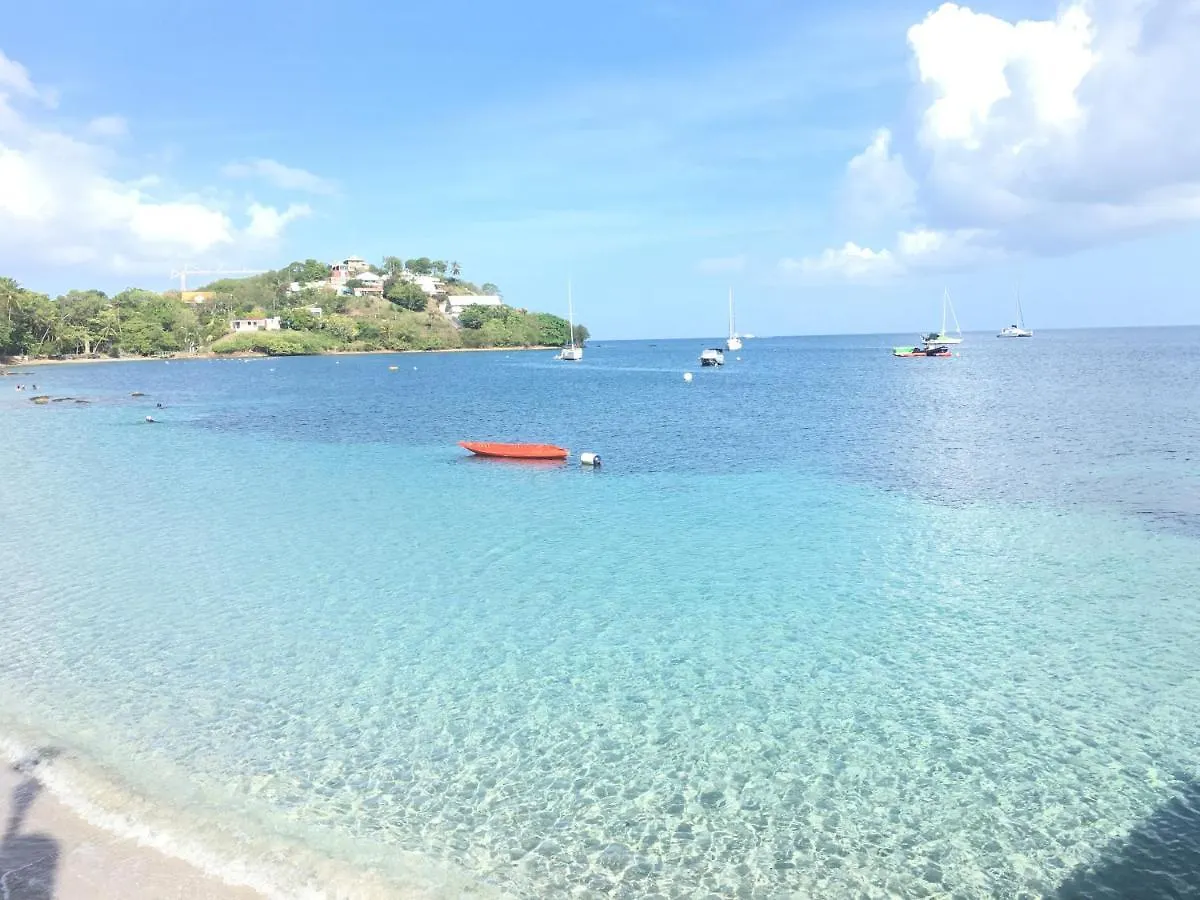 Guest house Appart Bleu Caraibe Bord De Mer Breakfast Promo Sur Wwwvacancesenmartiniquecom Hotel Les Trois-Ilets